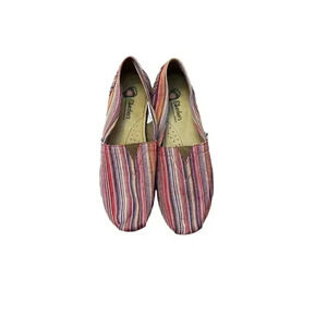 bobs from skechers striped multicolor shoes size 7